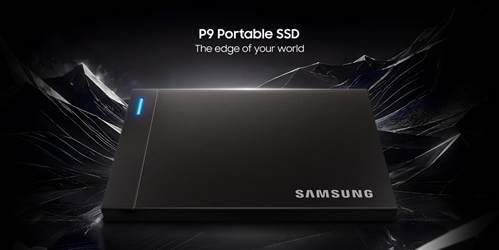 Samsung P9 Portable SSD shown in official product artwork