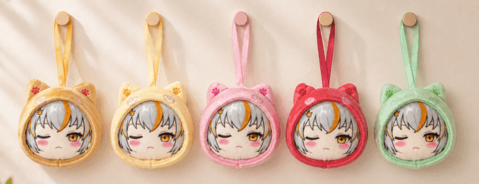 Five colour variations of the collectible ARI doll included with the graphics card