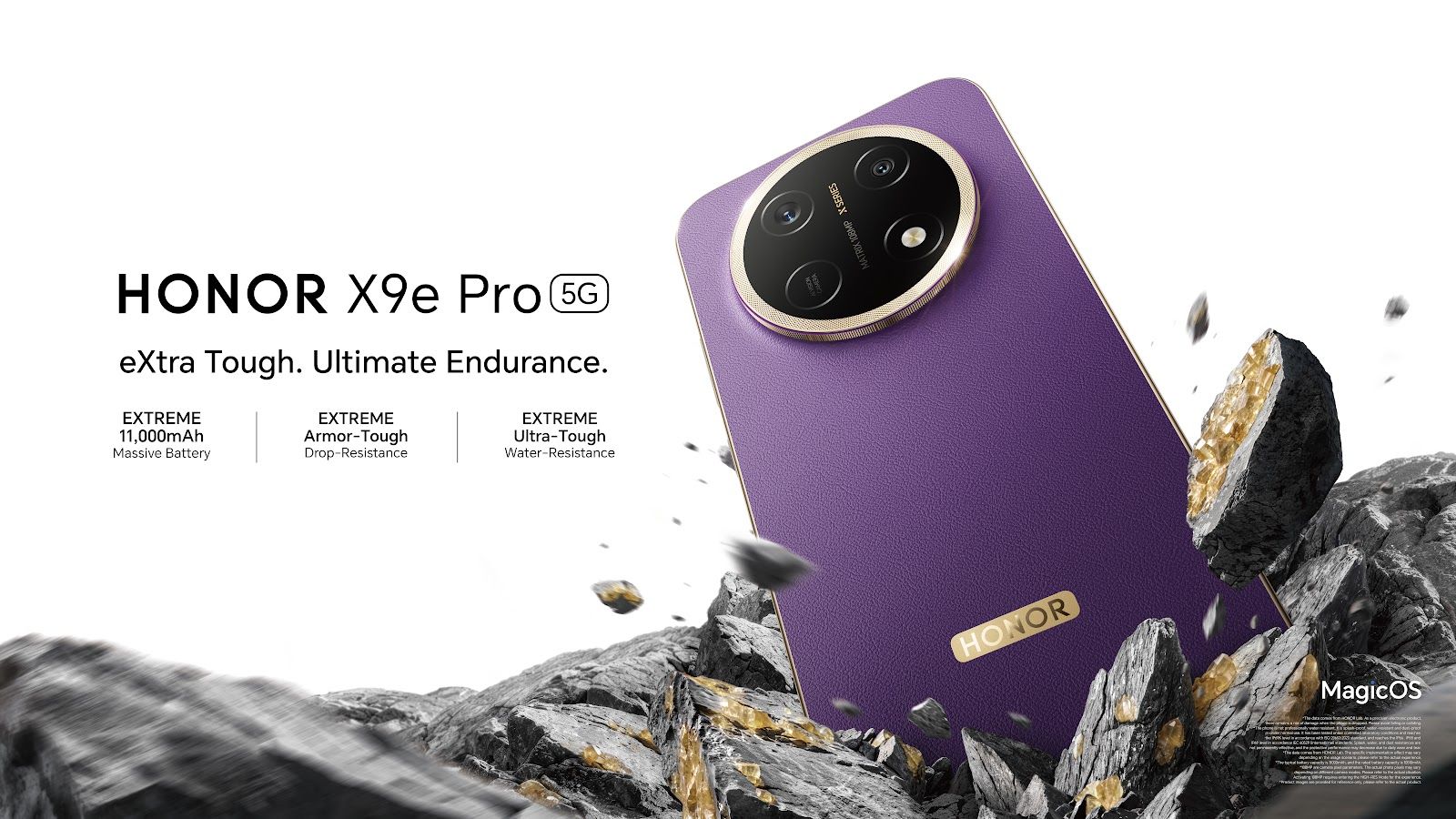 HONOR X9e Pro launches in Singapore with an 11,000mAh battery from S$499